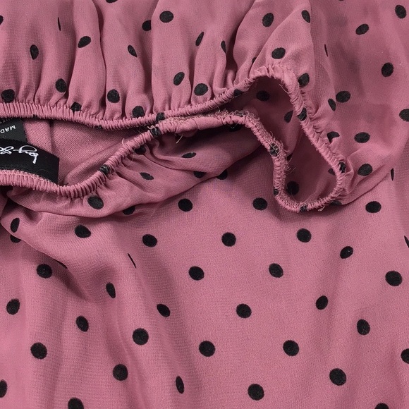 By and By > Mauve Polka Dot Top Small - Picture 10 of 10
